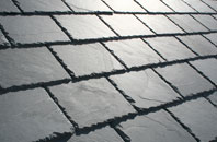 Glaspwll slate roof